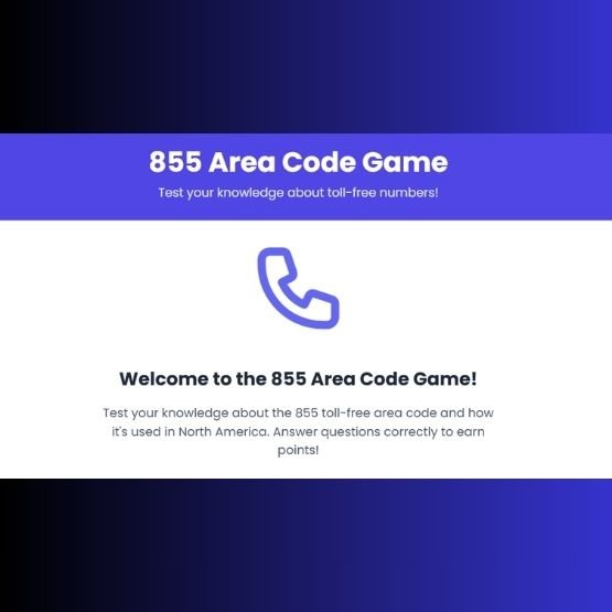 855 Area Code Game